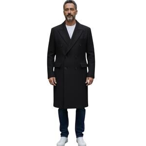 Do Sliver VTG cashmere blend double breasted coat